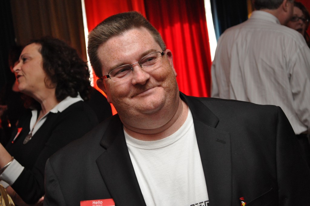 Kevin Mullett at a speaking gig