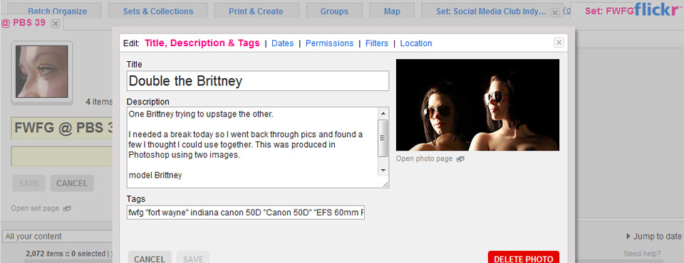 What If Flickr Deleted My Photography
