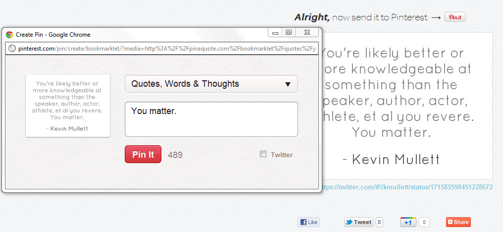 Pin A Quote Helps Bring Wordification to Pinterest