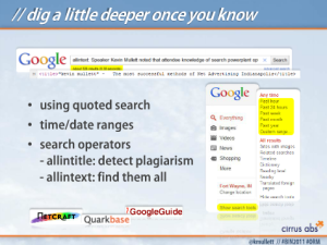 Using Google Operators For Finding Duplicate or Plagiarized Content